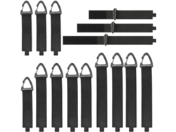Abrazaderas para mangueras, 12 unidades de abrazaderas para cables, soporte reforzado para herramientas y cables, Vayotoy