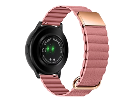 Correa de piel auténtica 22mm magnético para Huawei Watch GT3 Pro 46mm/Apex 46mm/Apex Pro - oro rosa/Rosa Rosa