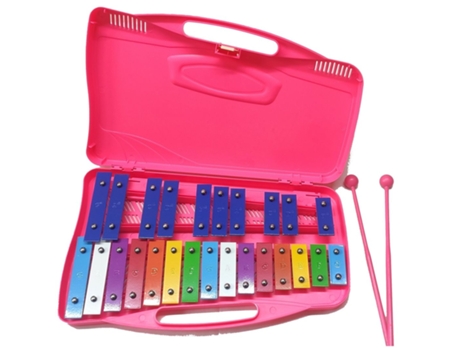Alysée Mt25-C-Pk Metalófono Cromático 25 Nota Rosa