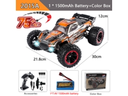 Camión monstruo eléctrico RC T10 114 de 75 km/h, 4x4, sin escobillas, de alta velocidad, derrape, modelo naranja robusto. Aeuzwr