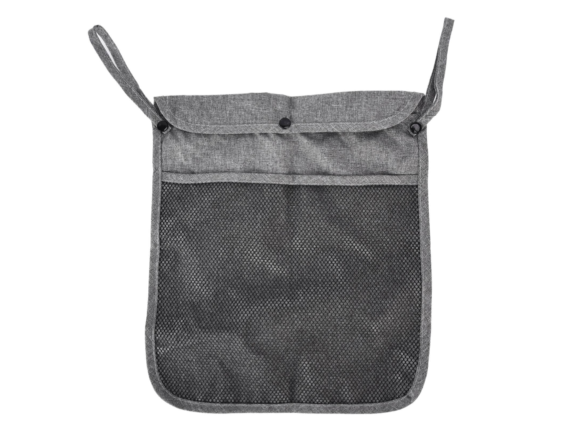 Organizador Multifuncional Para Cochecito De Bebé, Bolsa Colgante, Lino Gris, Accesorio Práctico