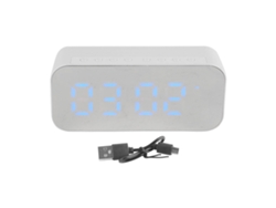 2026-reloj Despertador Altavoz Bluetooth Alto Volumen Portátil Mini Inalámbrico Para Exterior Y Hogar Blanco