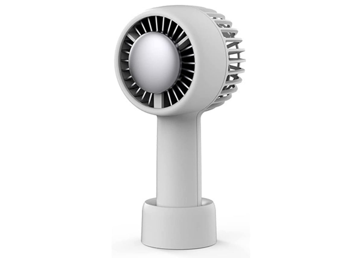 Ventilador portátil de mano Mini ventilador de refrigeración semiconductor para enfriamiento rápido Ventilador recargable USB Blanco USHION