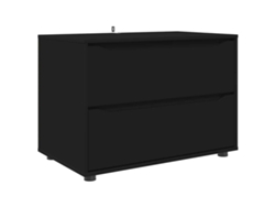 Maison Exclusive - Armario De Almacenamiento Negro 80 X 48 X 57 Cm