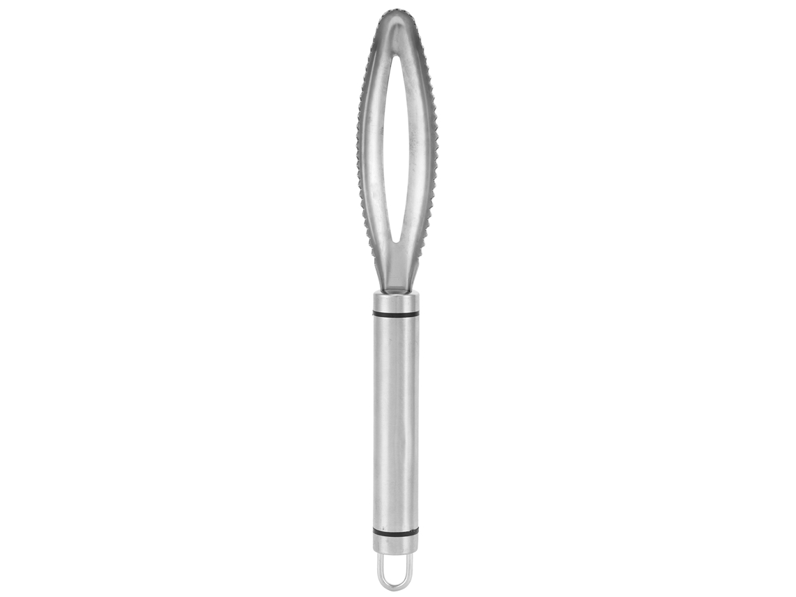 Raspador De Escamas De Pescado De Acero Inoxidable 304, Utensilio De Cocina Antideslizante Con Gancho De Almacenamiento.
