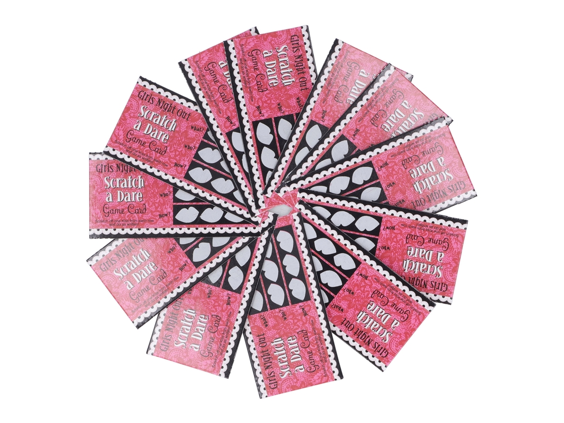 Ats-12 Tarjetas De Juego De Verdad Para Adultos Con Raspar, Tarjetas De Reto, Prop Para Fiesta, Juego De Parodia Para Fiestas Individuales
