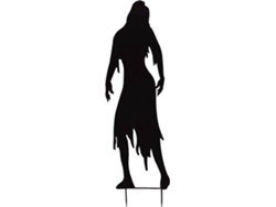 Silueta EUROPALMS Zombie Woman (135cm)