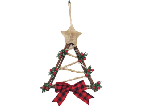 Adorno colgante de corona de Navidad, adornos de corona de muñeco de nieve de Navidad con luz LED, estilo 2