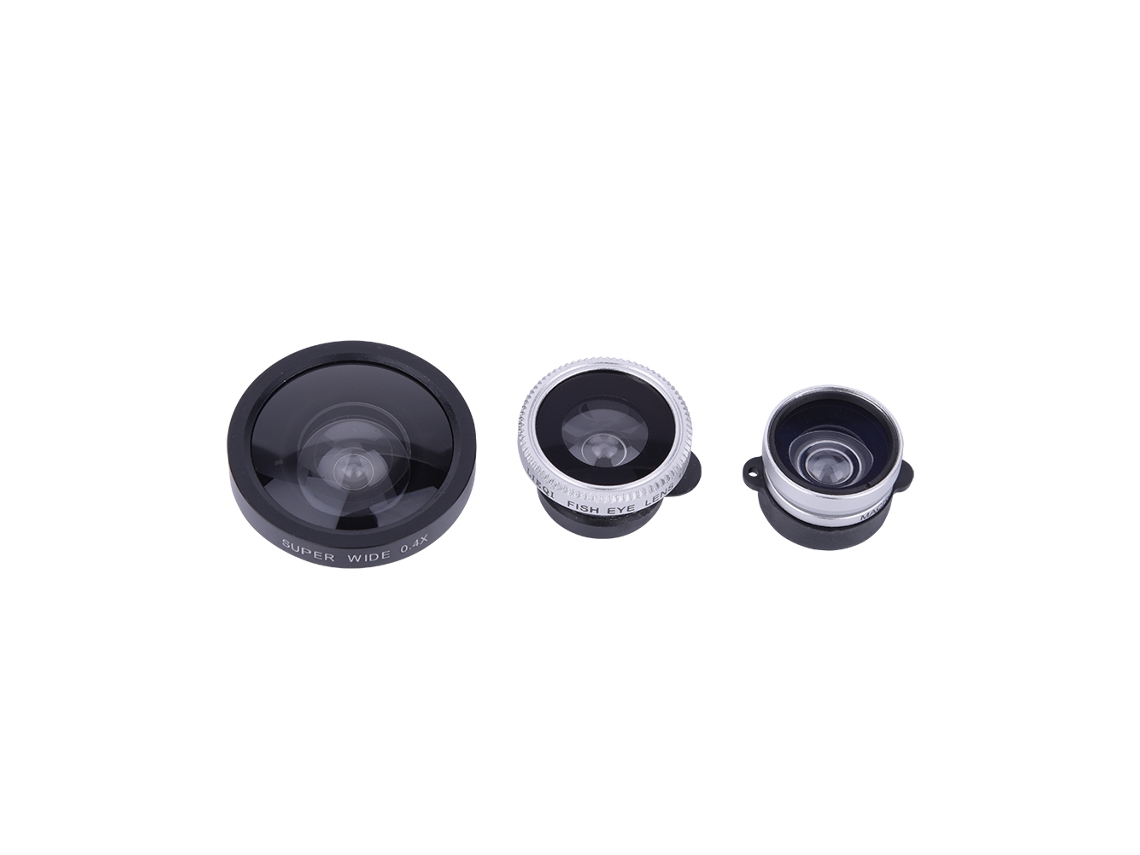 Kit De Lentes Para Teléfono (teleobjetivo 8x Ojo De Pez 180°)
