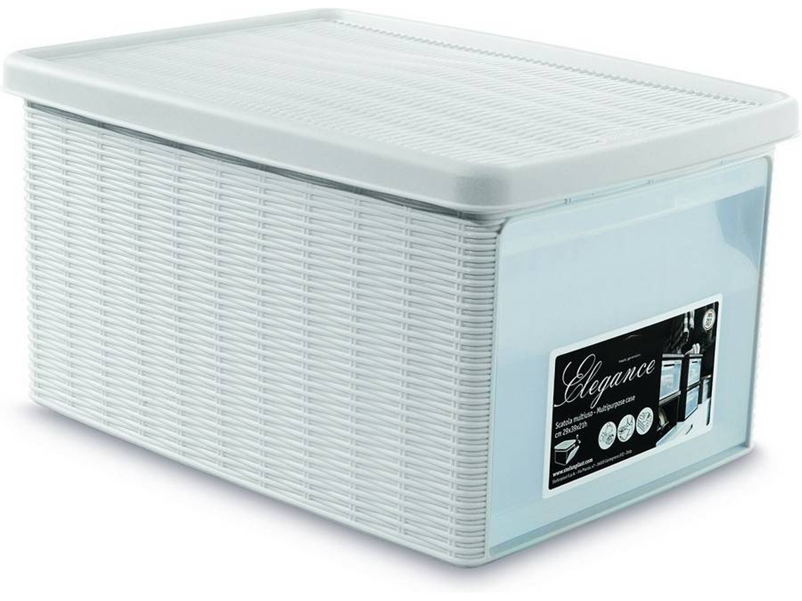 Caja STEFANPLAST (Blanco - Plástico - 29x21x39 cm)