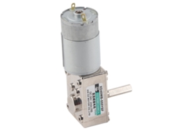 Motor de turbina de engranaje helicoidal de CC de alto par y baja velocidad con control bidireccional, 24 V CC, 200 rpm.