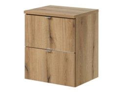 Mueble de baño bajo lavabo Newport con 2 cajones 50x60x40 cm - Roble