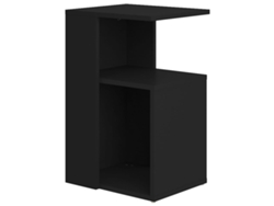 Mesa auxiliar 36x30x56 cm contrachapado negro MAISON EXCLUSIVE
