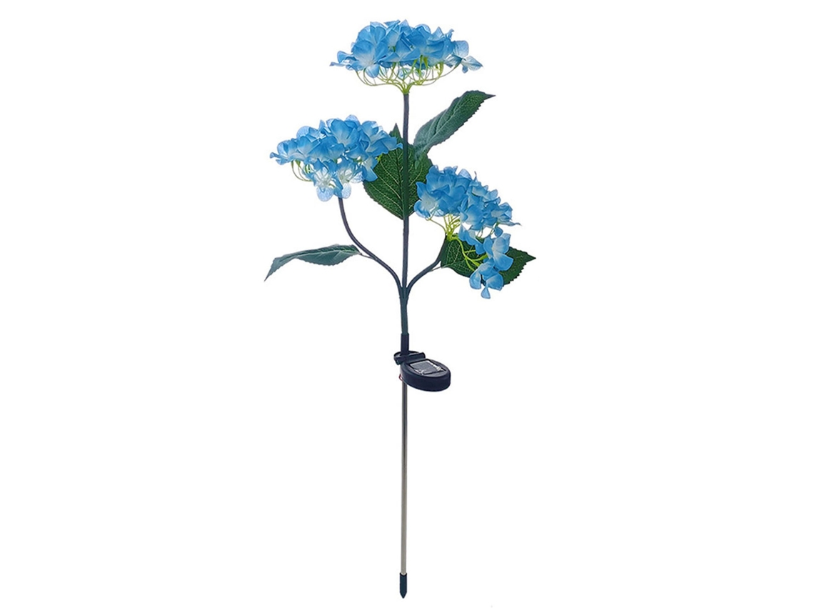 Yncm2026-lámpara Solar De 3 Cabezas Con Flores Brillantes Led Decorativa Luz Solar Para Patio Jardín Balcón Exterior