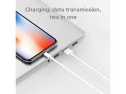 Cabo De Carregamento Rápido Usb Para Iphone 13 12 11 Pro Max X Xs 8 7 6 Se Ipad Switch Branco Tpe