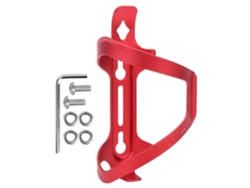 Portabotellas Para Bicicleta Ztto, Fabricado En Aleación De Aluminio Ligera, Universal Para Bicicletas De Montaña Y De Carretera, Color Rojo.