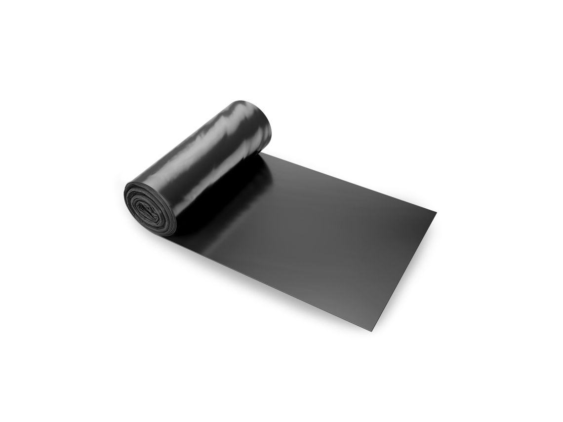 Lona de plástico Succebuy de 4 milésimas de pulgada, 3 x 50 pies, polietileno negro resistente