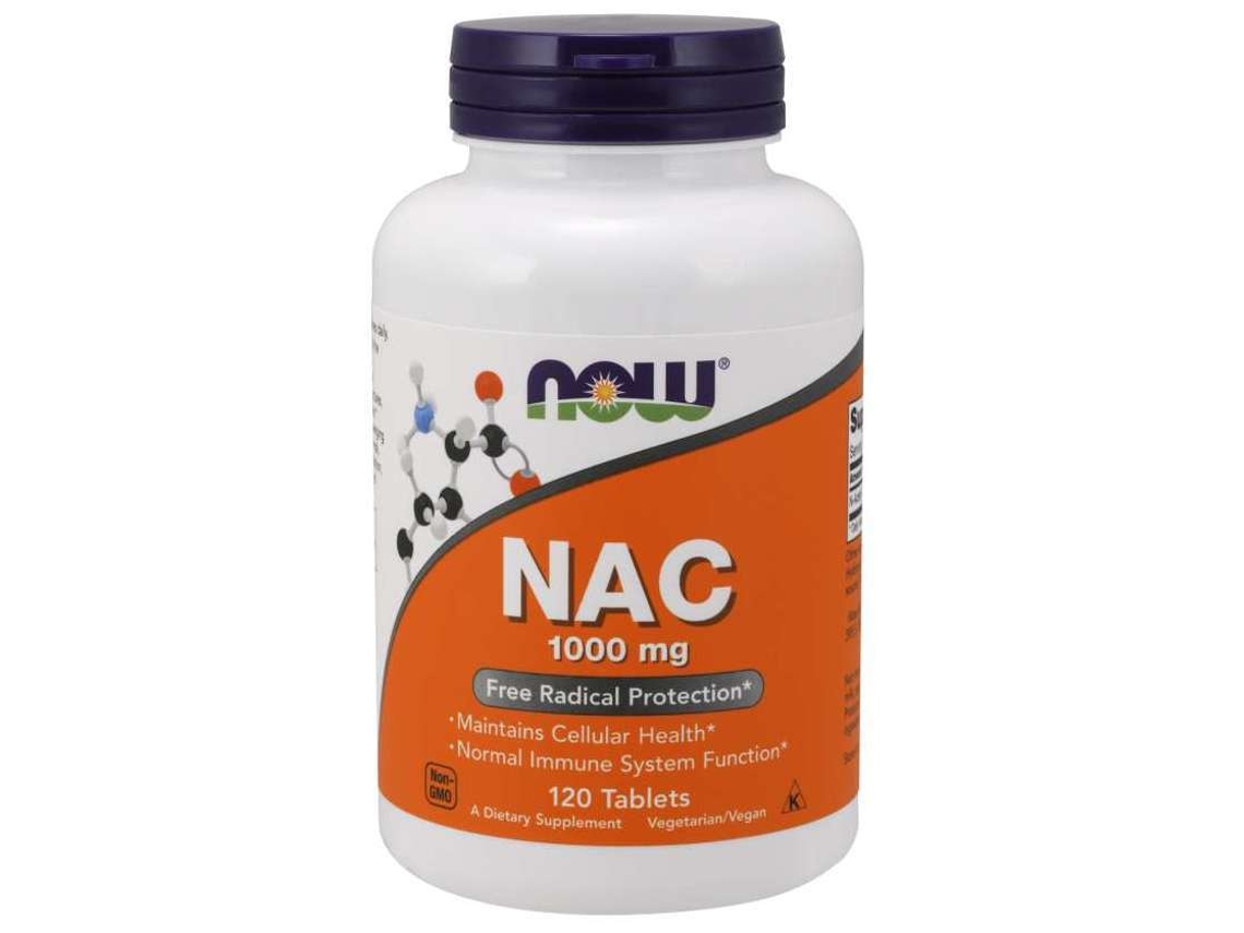NOW FOODS Nac 1000 Mg 120 Tabletas