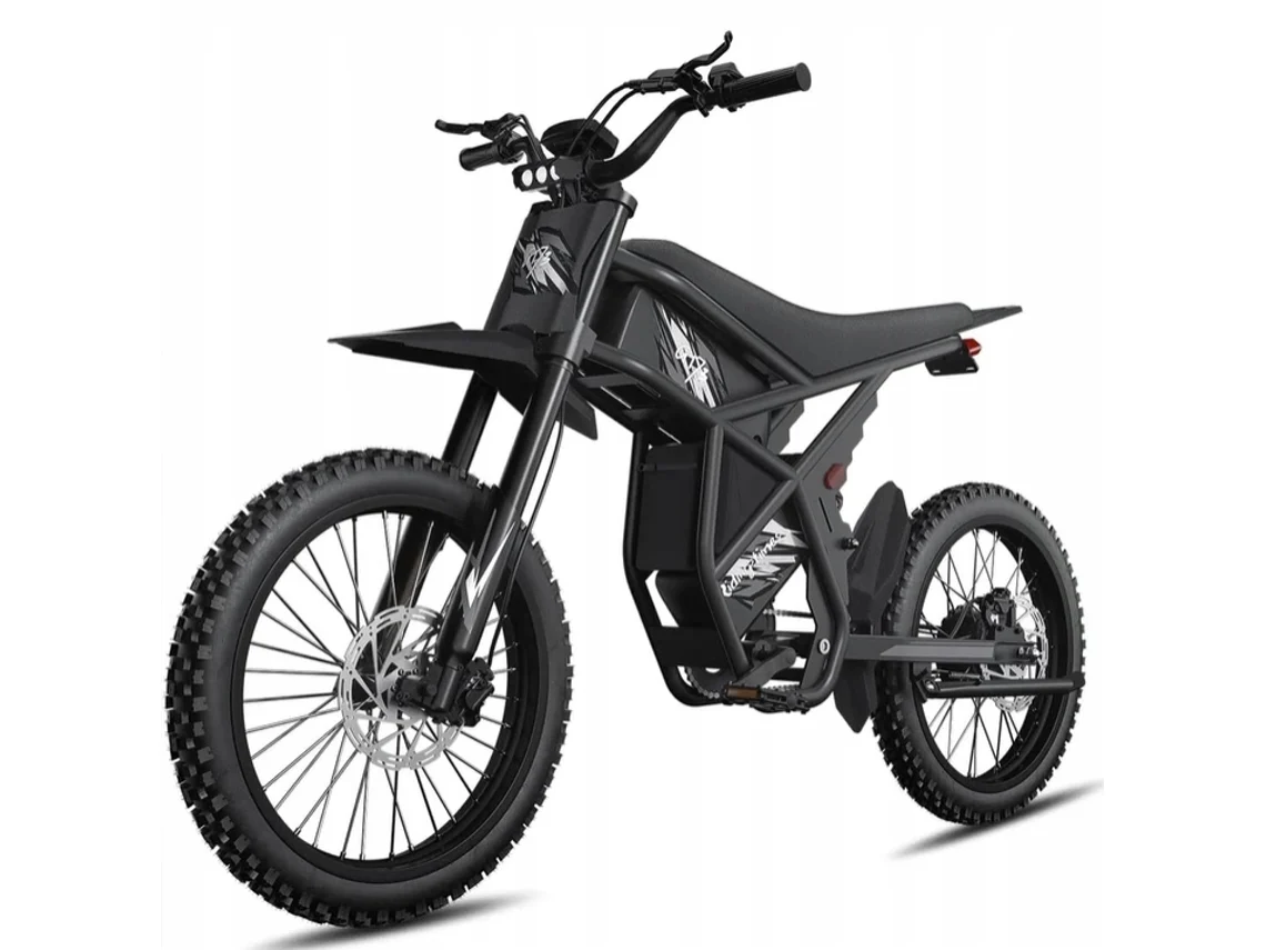 Motocicletas eléctricas GT73 2000W de pico 18,2Ah x 2 60 km/h 25'' 250 km