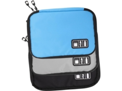 Estuche organizador de cables y accesorios de 3 piezas, bolsa portátil multiusos Gokoco