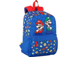 Mochila SUPERMARIO Mario y Luigi (Multicolor - Poliéster - 41x31x15 cm)