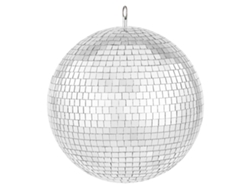 Bola de discoteca con espejos, 295 mm. Bola de espejos Succebuy con anillo colgante.