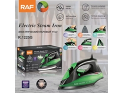 Plancha de vapor (verde) estándar europea - Plancha portátil - Plancha de vapor - Pulverización de agua con múltiples ajustes de temperatura