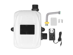 Bomba de refuerzo de presión automática DC24V 120W para duchas domésticas, control de caudal, enchufe europeo 100-240V.