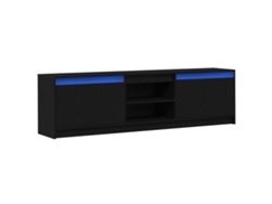 Maison Exclusive - Unidades De Tv 2 Pcs Negro 180 X 34 X 50 Cm