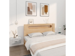 Mesitas de Noche de Pared 2 Pzs 50X36X25 Cm Gris Sonoma