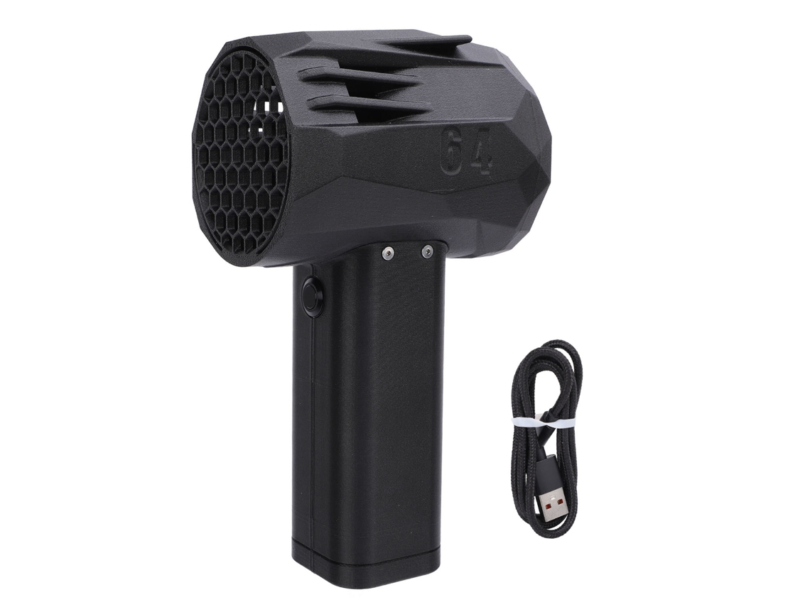 Soplador Eléctrico (secado De Coches, Eliminación De Polvo Potente) Mini Ventilador De Super Potencia 64mm 4000mah 20w Empuje De 1.4kg