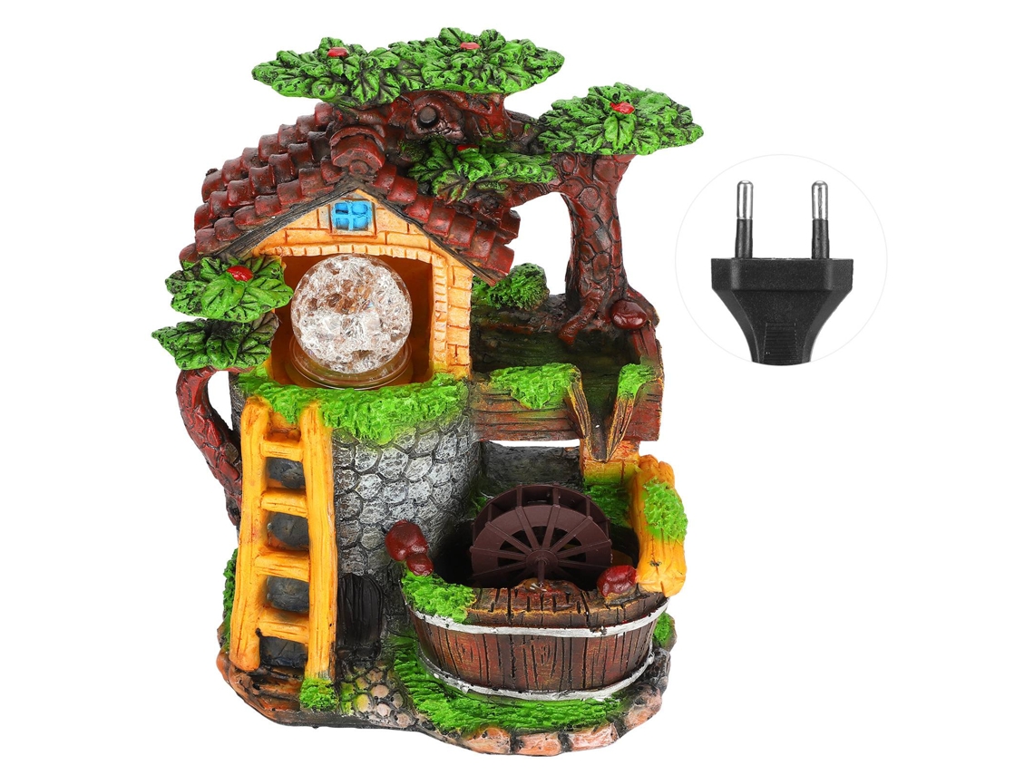 Fuente De Mesa, Decoración De Escritorio, Diseño De Interiores, Resina, Pequeña Cascada, Adornos Feng Shui