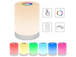 Lámpara De Escritorio Usb Recargable Con Luz Nocturna Rgb Y Control Táctil (regalo)