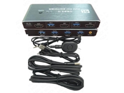Hub Usb 3.0 Conmutador, Compatible Con 4k, Selector, Estación De Acoplamiento 2