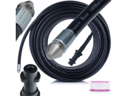 Manguera de 2 m para limpieza de desagües – 1+3 boquillas | 16 bar | Compatible con la hidrolimpiadora Kärcher K2-K7