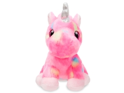 Peluche AURORA Unicornio rosa 18 cm