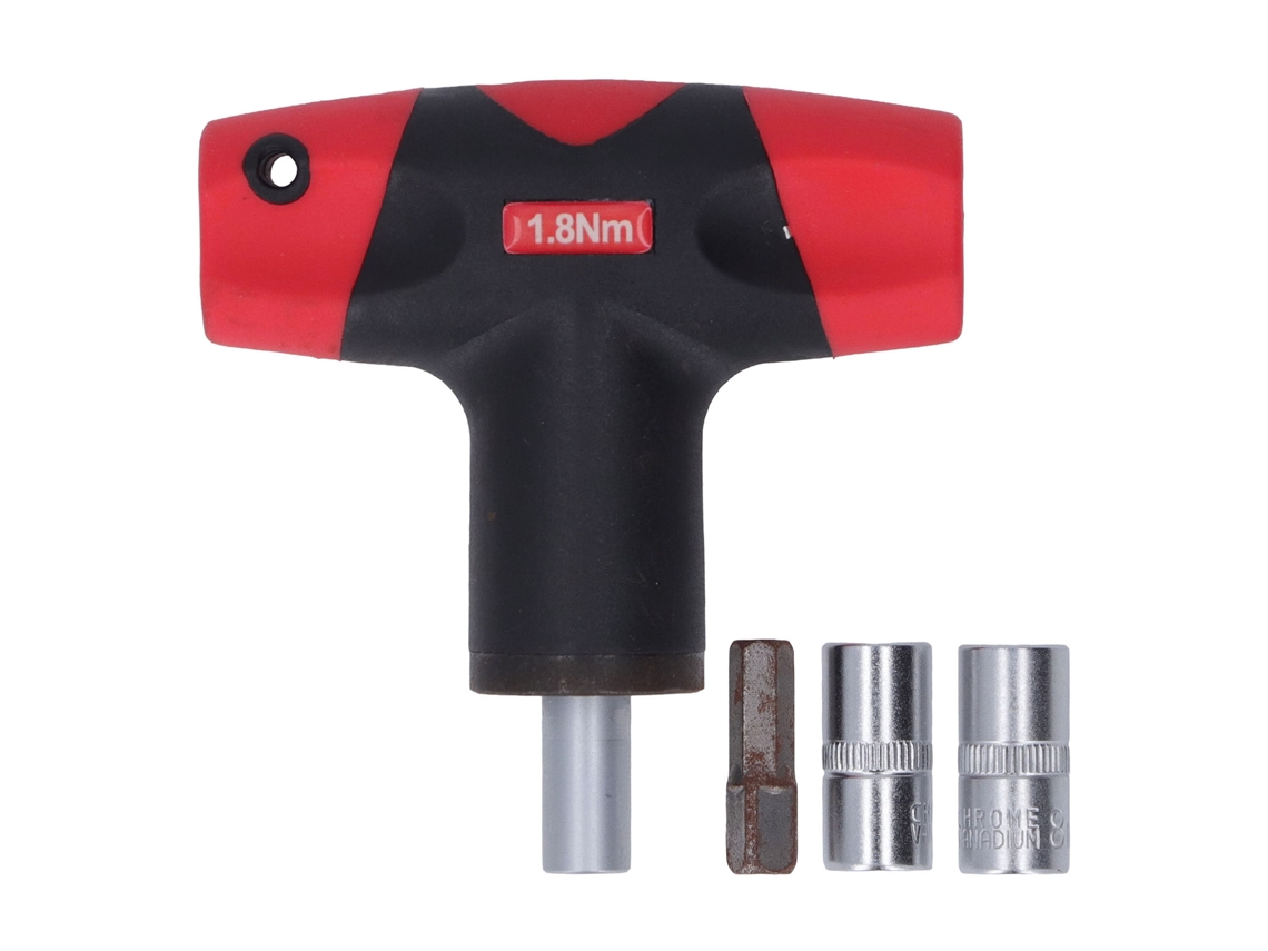 Llave Hexagonal Con Mango En T De Acero Cromo-vanadio De 1/4 De Pulgada Para Reparaciones, 1,8 Nm