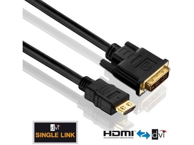Adaptador de cable de vídeo PURELINK HDMI-DVI M-M 2m