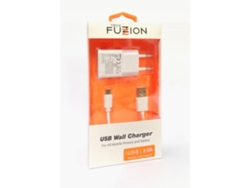 Cable USB TECH FUZZION Micro Lightning Blanco