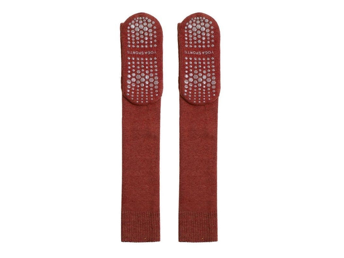 2026-calcetines Largos Sobre La Rodilla De Otoño-invierno Suaves Transpirables Antideslizantes Para Yoga Mujer