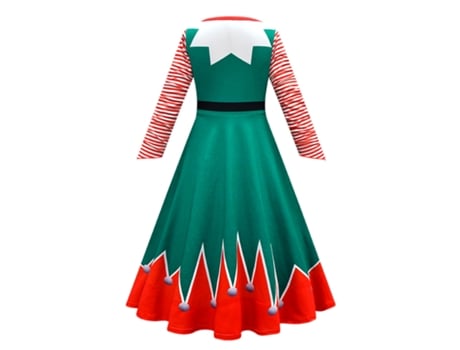 Disfraces navideños cosplay vestido infantil set 110