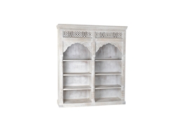 Estanteria Mango Mdf Tallado Blanco 180x40x200cm