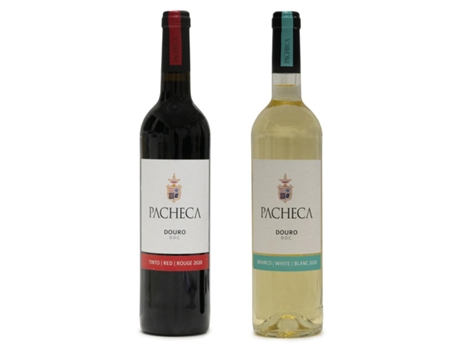 Vino Tinto Doc Douro 2020 75Cl e Vino Blanco Doc Douro 75Cl 2020 Quinta Da Pacheca – 2 Garrafas