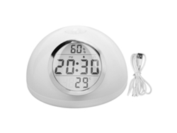 Despertador Con Luz Natural Del Amanecer, Pantalla Lcd Y Interruptor Gestual Para Niños Y Personas Que Duermen.