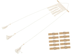 Marcos Fotos Macramé Colgar Pared Clips Tarjetas Decoración