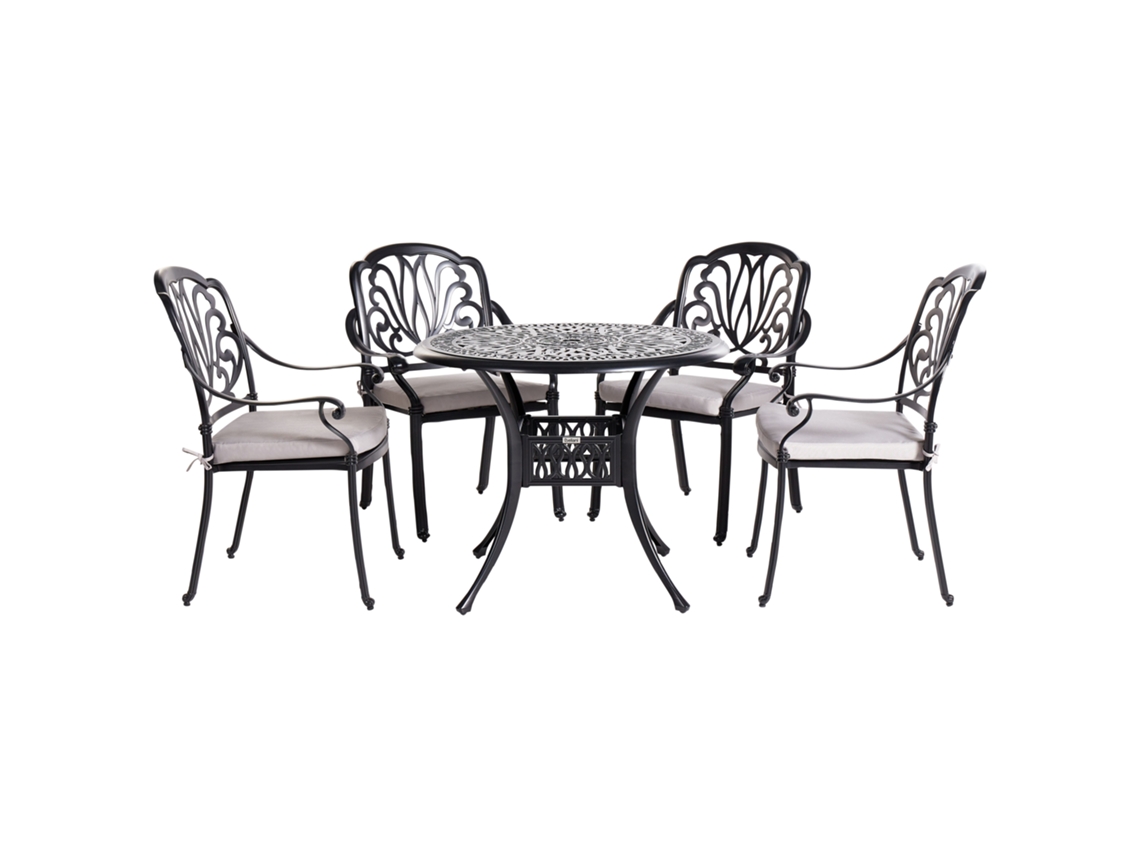 Conjunto de jardín negro BELIANI Ancona
