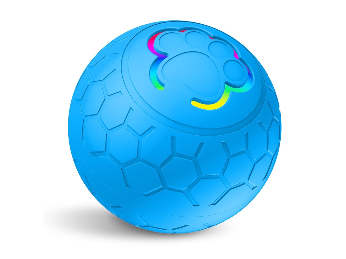 Juguetes Interactivos Para Animales Bola Rodante Automática Con Luz Led Adecuada Para Jugar Con Gatos Y Perros Azul Cuich