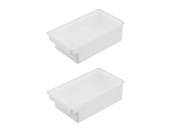 Mantequillera multiusos Rosewell con cortador integrado, recipiente de polipropileno resistente para almacenar mantequilla fresca y conservar alimentos.