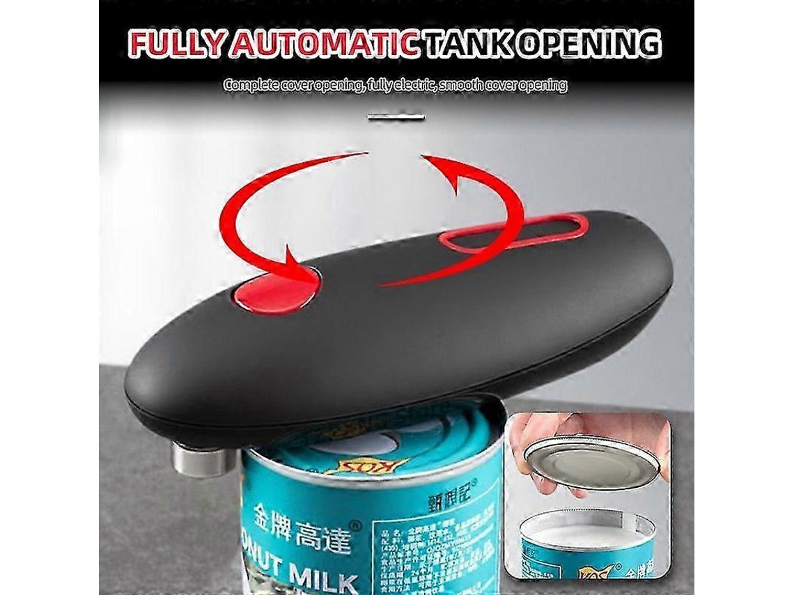 Abrelatas eléctrico, abrelatas automático, utensilio de cocina eléctrico negro Szrh AD Nostalgia88
