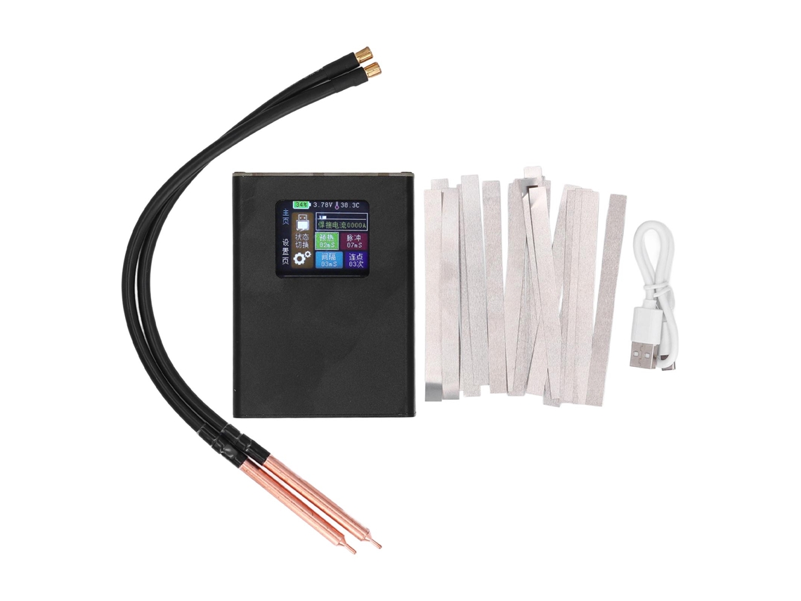 Mini Soldadora Portátil Por Puntos Con Pantalla Lcd Y Batería Recargable De 5000 Mah Para Proyectos De Bricolaje Con Chapa Metálica De 0,25 Mm.